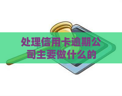 处理信用卡逾期公司主要做什么的