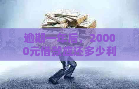 逾期一年后，20000元借款应还多少利息和本金？如何正确计算还款金额？