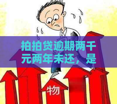 逾期两千元两年未还，是否会面临上门追讨？如何解决还款问题？