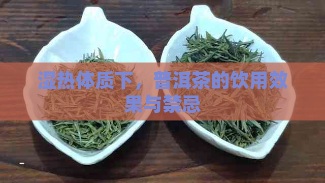 湿热体质下，普洱茶的饮用效果与禁忌