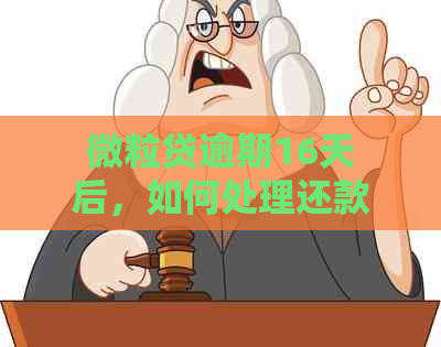 微粒贷逾期16天后，如何处理还款计划以避免取消分期？