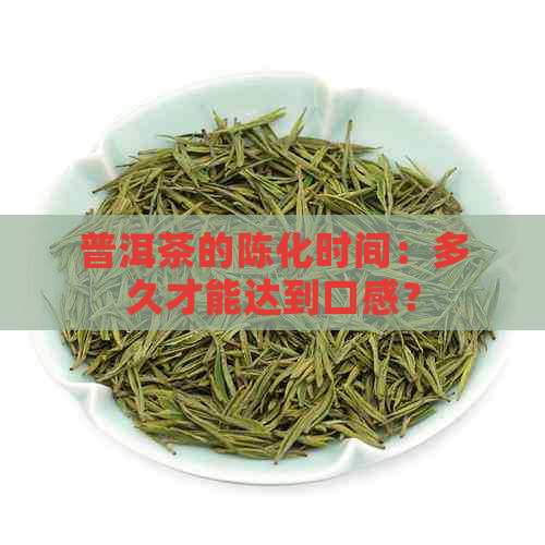 普洱茶的陈化时间：多久才能达到口感？