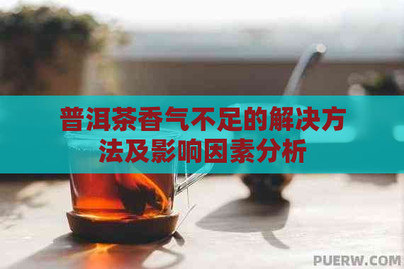 普洱茶香气不足的解决方法及影响因素分析