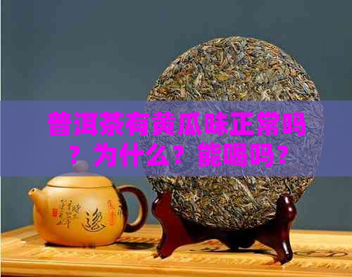 普洱茶有黄瓜味正常吗？为什么？能喝吗？