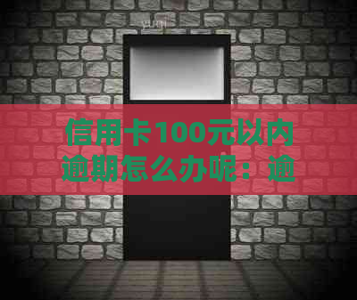 信用卡100元以内逾期怎么办呢：逾期一年、8天、10多天各需要偿还多少金额？