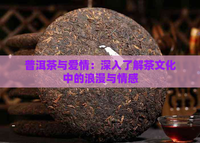 普洱茶与爱情：深入了解茶文化中的浪漫与情感