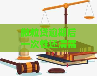 微粒贷逾期后一次性还清需要那些手续：能减免罚息吗？还能再借出来吗？