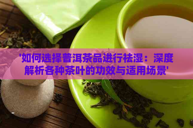 '如何选择普洱茶品进行祛湿：深度解析各种茶叶的功效与适用场景'