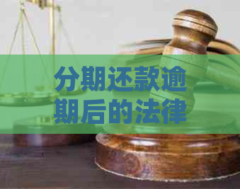 分期还款逾期后的法律后果及解决办法：是否可以起诉？