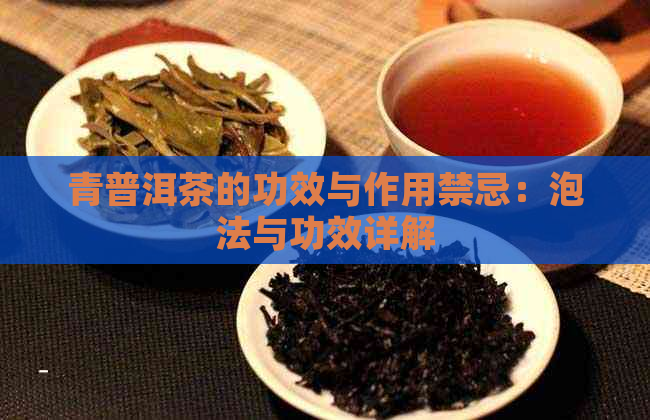 青普洱茶的功效与作用禁忌：泡法与功效详解