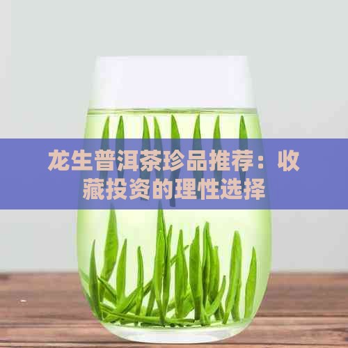 龙生普洱茶珍品推荐：收藏投资的理性选择