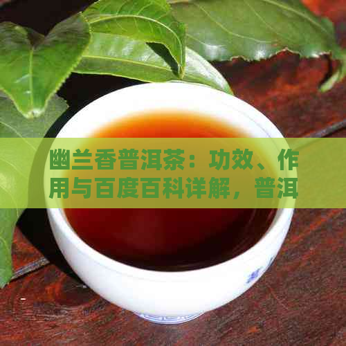 幽兰香普洱茶：功效、作用与百度百科详解，普洱幽兰居古茶坊特色推荐