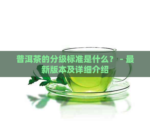 普洱茶的分级标准是什么？ - 最新版本及详细介绍