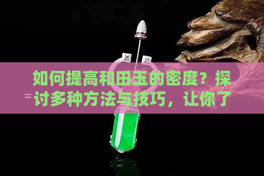 如何提高和田玉的密度？探讨多种方法与技巧，让你了解完整的解决方案