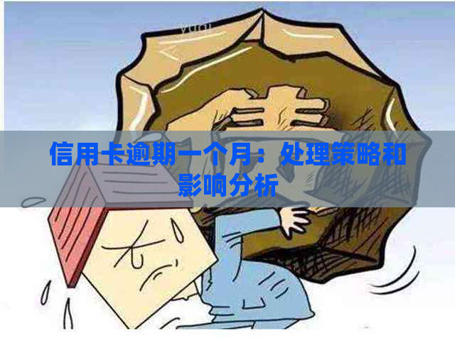 信用卡逾期一个月：处理策略和影响分析