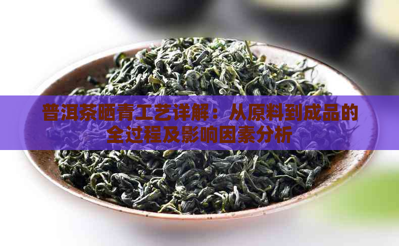 普洱茶晒青工艺详解：从原料到成品的全过程及影响因素分析