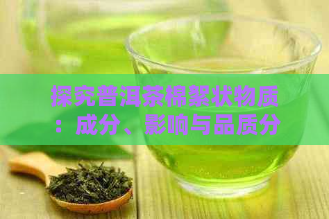 探究普洱茶棉絮状物质：成分、影响与品质分析