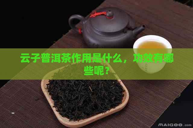 云子普洱茶作用是什么，功效有哪些呢？