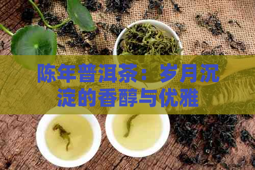 陈年普洱茶：岁月沉淀的香醇与优雅