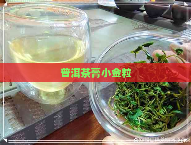 普洱茶膏小金粒