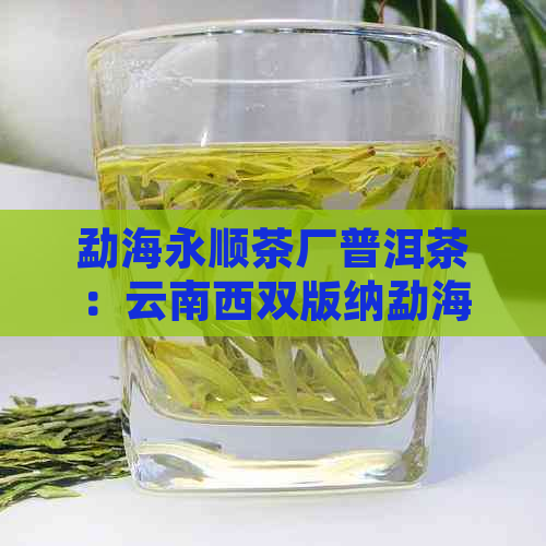 勐海永顺茶厂普洱茶：云南西双版纳勐海永顺茶厂生产的稻花香生茶品质上乘。