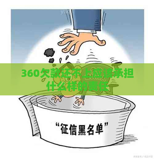 360欠款还不上应该承担什么样的责任