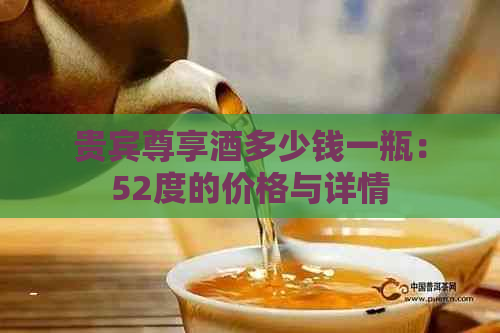 贵宾尊享酒多少钱一瓶：52度的价格与详情