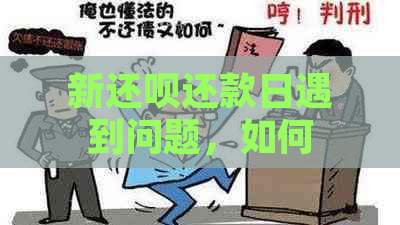 新还款还款日遇到问题，如何解决无法还款的困境？