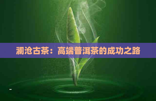 澜沧古茶：高端普洱茶的成功之路