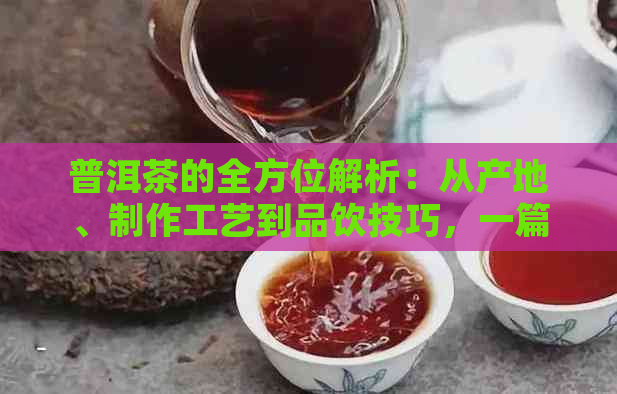 普洱茶的全方位解析：从产地、制作工艺到品饮技巧，一篇解决所有疑问的文章