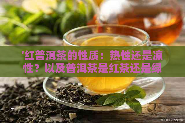 '红普洱茶的性质：热性还是凉性？以及普洱茶是红茶还是绿茶？性质如何？'