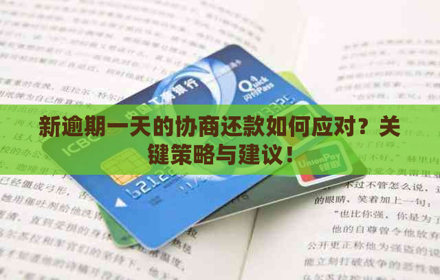 新逾期一天的协商还款如何应对？关键策略与建议！