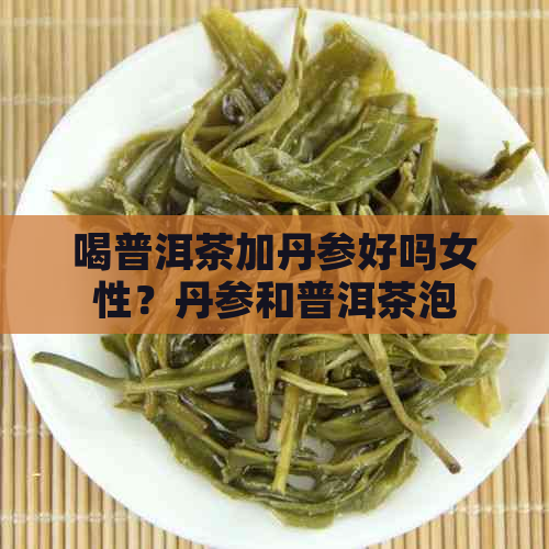 喝普洱茶加丹参好吗女性？丹参和普洱茶泡水的功效及注意事项。