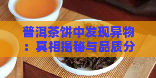 普洱茶饼中发现异物：真相揭秘与品质分析