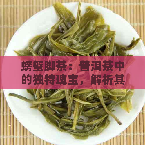 螃蟹脚茶：普洱茶中的独特瑰宝，解析其全面功效与适宜饮用方法