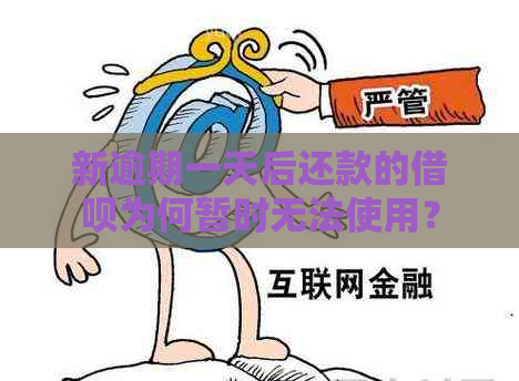 新逾期一天后还款的借呗为何暂时无法使用？这背后的原因是什么？