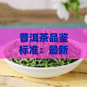 普洱茶品鉴标准：最新鉴别方法与产品区分