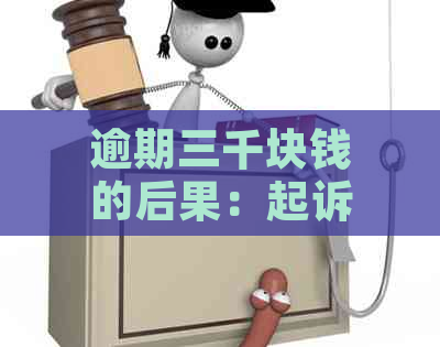 逾期三千块钱的后果：起诉时间点分析与预测