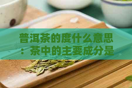 普洱茶的度什么意思：茶中的主要成分是什么让普洱茶具有独特的感？