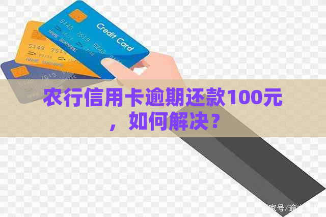 农行信用卡逾期还款100元，如何解决？