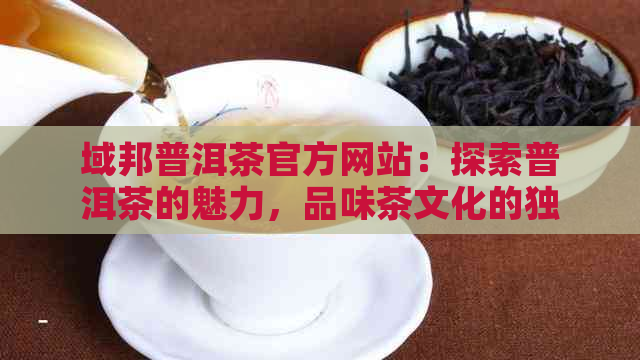 域邦普洱茶官方网站：探索普洱茶的魅力，品味茶文化的独特魅力