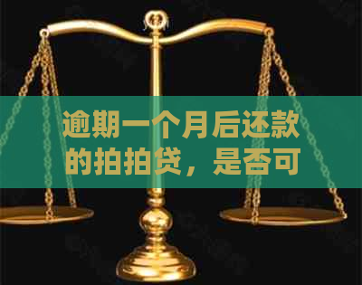 逾期一个月后还款的，是否可以再次贷款以及相关注意事项