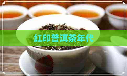 红印普洱茶年代