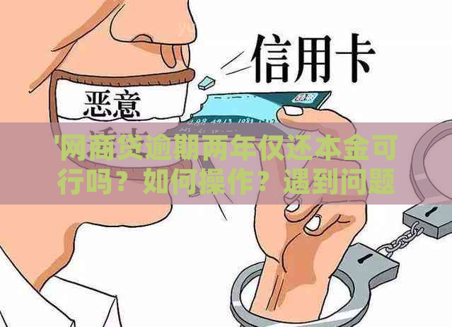 '网商贷逾期两年仅还本金可行吗？如何操作？遇到问题怎么办？'