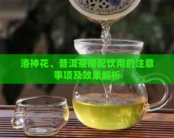 洛神花、普洱茶搭配饮用的注意事项及效果解析