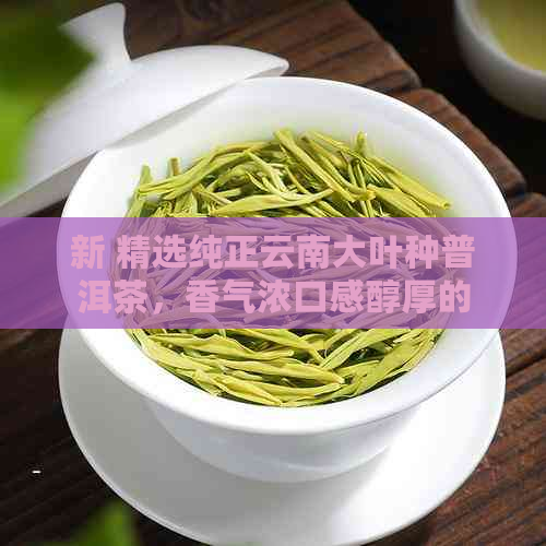 新 精选纯正云南大叶种普洱茶，香气浓口感醇厚的茶叶推荐