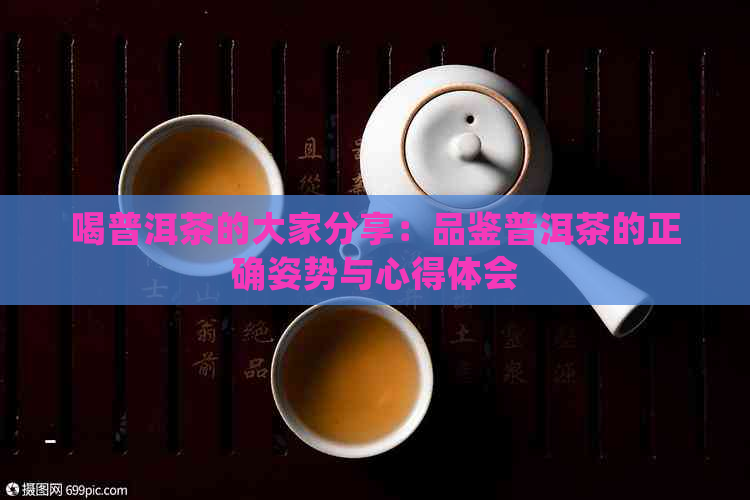 喝普洱茶的大家分享：品鉴普洱茶的正确姿势与心得体会