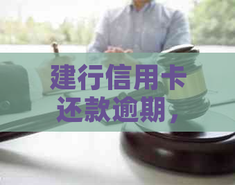 建行信用卡还款逾期，如何补救？