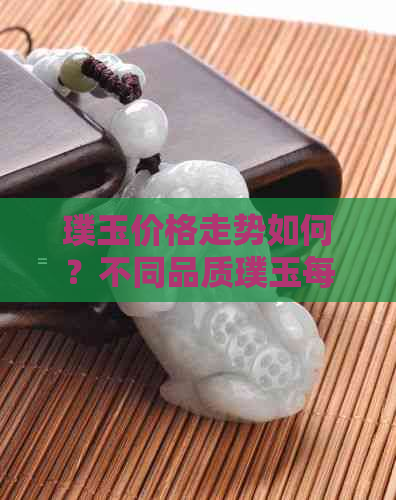 璞玉价格走势如何？不同品质璞玉每克多少钱？如何鉴别璞玉的真伪和价值？