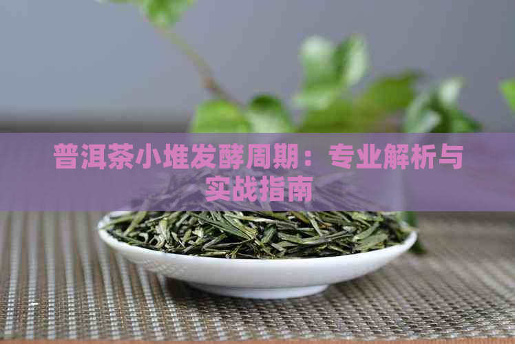 普洱茶小堆发酵周期：专业解析与实战指南